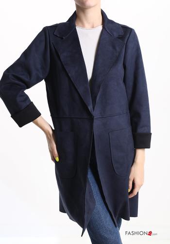  Duster Coat with pockets Midnight blue
