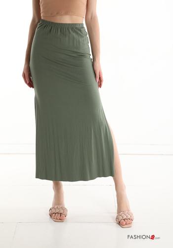  Longuette Skirt  Military green