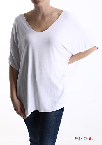  Blouse Casual  Blanc