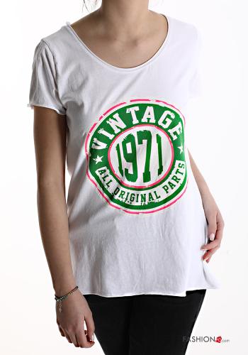  T-shirt aus Baumwolle 