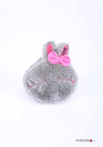 Coin Purse  with zip Grey