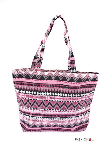  Bolso Estampado Geométrico con cremallera 