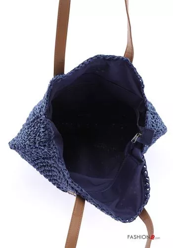  Shoulder bag with zip with studs