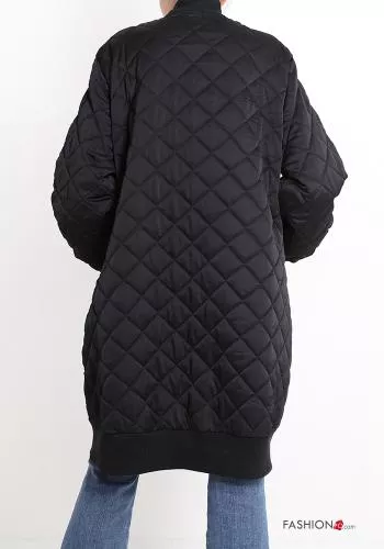 Puffer Jacket with buttons with pockets