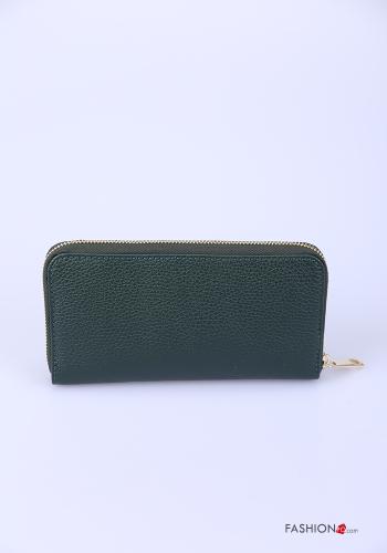  Genuine Leather Wallet with zip Greenwood