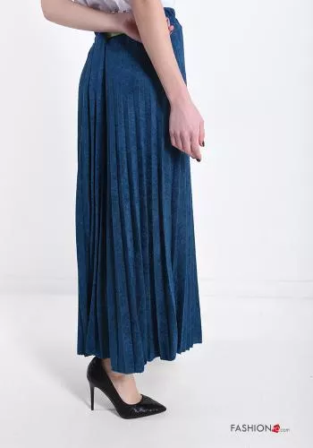  pleated Longuette lurex Skirt 