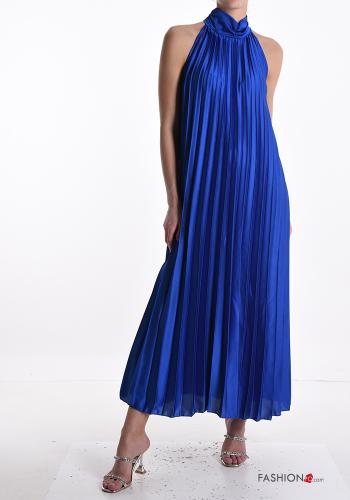  plissiert Satin Kleid 