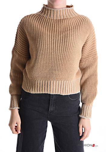  Sweater Rollneck Light brown