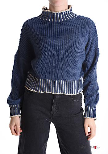  Sweater Rollneck Midnight blue