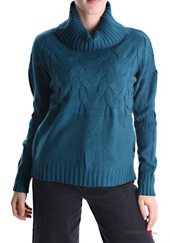 Sweater Rollneck Teal