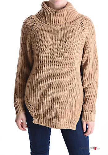  Sweater Rollneck with split