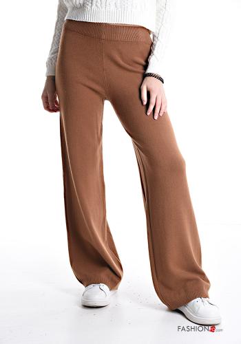  Pantalon wide leg avec élastique 