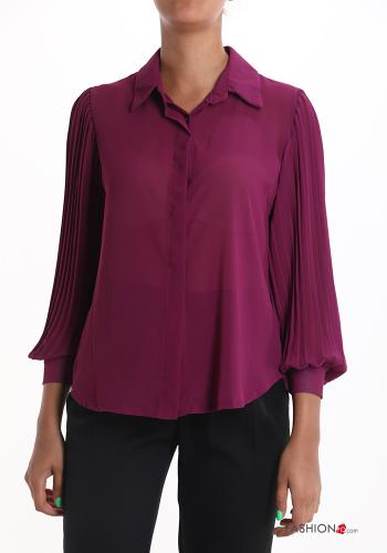  Chemise plissé 