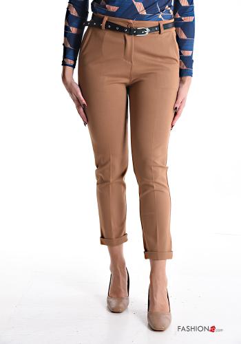  Chinos with belt with pockets