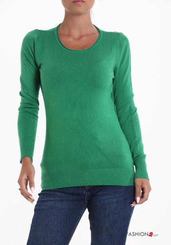  Pull col rond  Jade