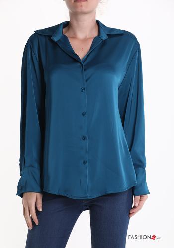  Camicia raso  Ottanio