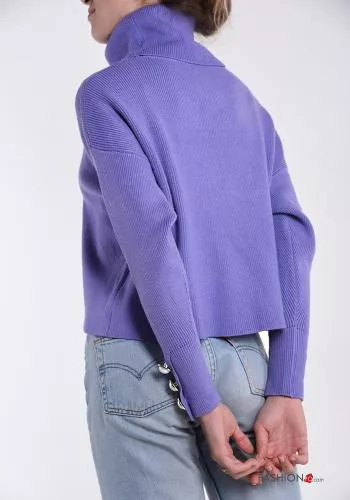 turtleneck Sweater with buttons