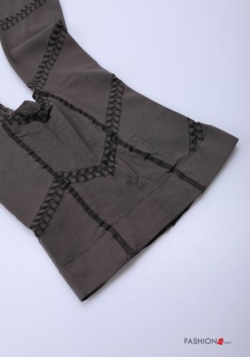 Pantyhose in Cotton Geometric Pattern