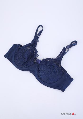 lace underwired full-cup Cotton Bra