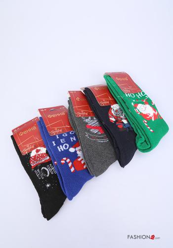 Christmas Cotton Stockings Various colours