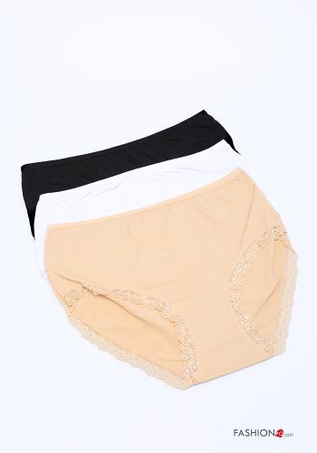  Slip en Coton dentelle 