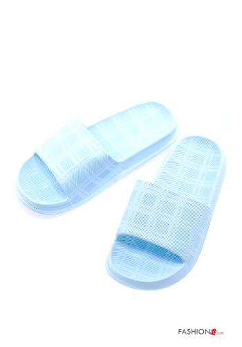  Tartan Slide Sandals 