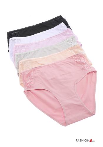 Pack de 24 piezas Bragas de Algodón  Varios colores