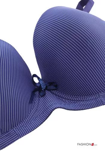 36-piece pack Striped full-cup padded Bra 