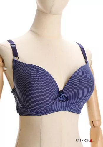 36-piece pack Striped full-cup padded Bra 