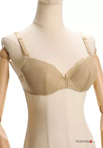 30-piece pack adjustable broderie anglaise padded Bra 