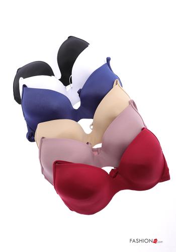 Set 36 pezzi Reggiseno raso imbottito  Set Colori Vari