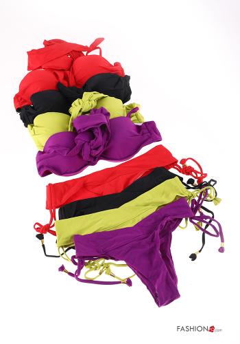 Bikini regolabile con coppe  Set Colori Vari