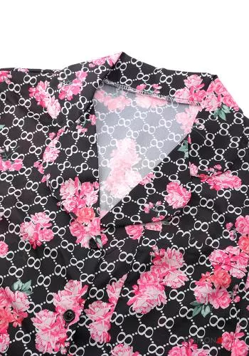  Pijama completo Estampado Floral 