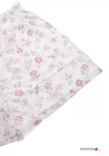 Ensemble de 12 pièces Pyjama en Coton à Imprimé Floral 