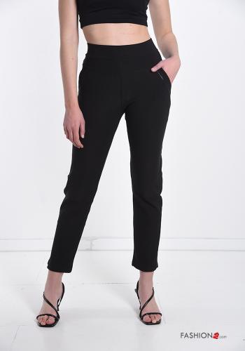 Leggings in Cotton with pockets | P90210041522 | EN