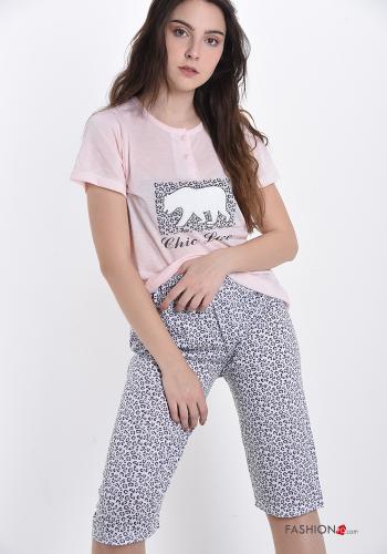 10-piece pack Animal print Cotton Pyjama set 