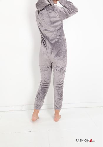 Pyjama set with zip