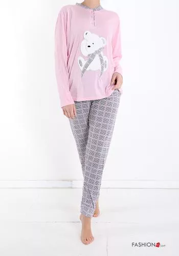 Voller Pyjama aus Baumwolle