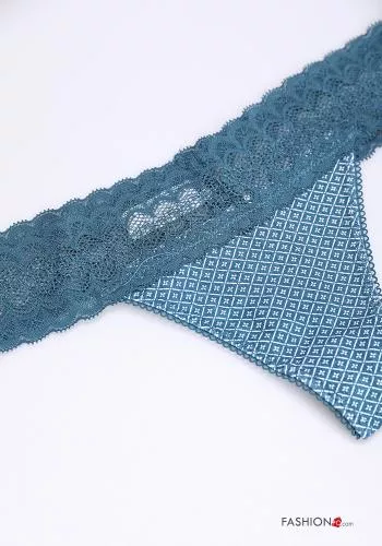 18-teiliges Set Geometrisches Muster Brasilianischer Slip aus Baumwolle mit Reißverschluss