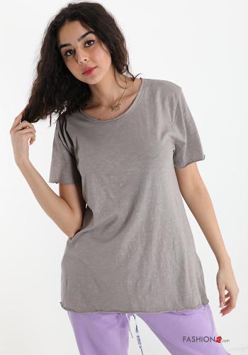  Cotton T-shirt  Grey