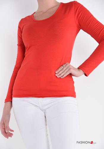  Camisola de mangas compridas Estilo Casual 