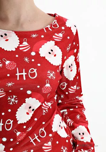  Camisola de mangas compridas de Natal 