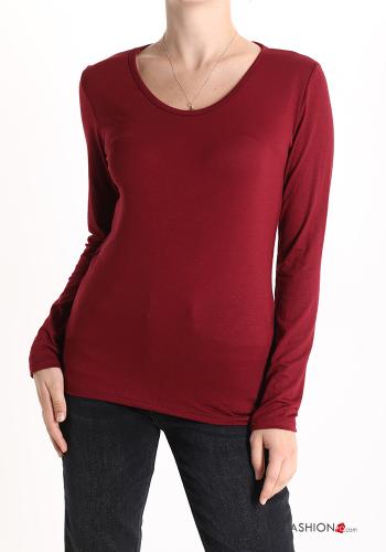  Camiseta de manga larga Estilo Informal 