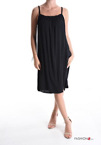  sleeveless knee-length Dress  Black