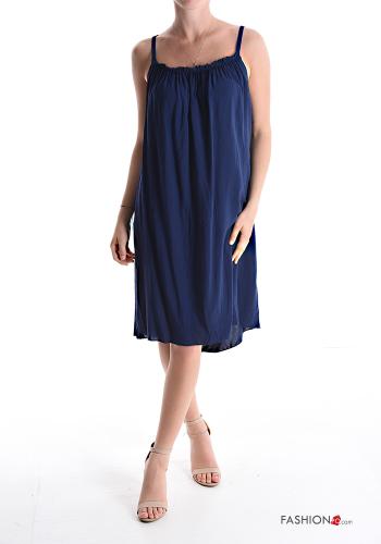  sleeveless knee-length Dress  Persian blue