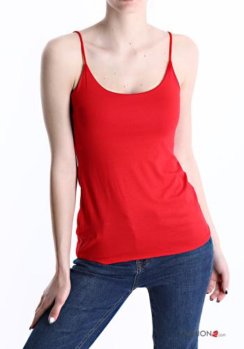  Canotta Casual  Rosso