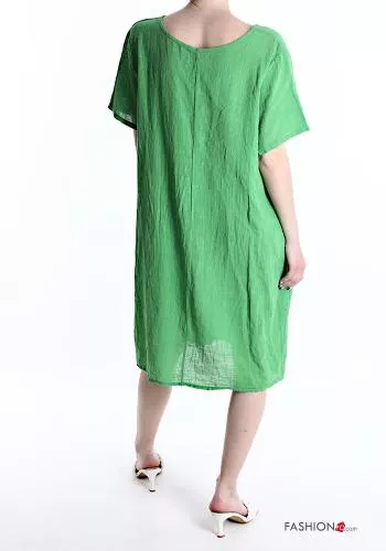  Kleid aus Baumwolle mit Taschen