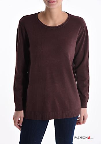 Casual Sweater  Brown