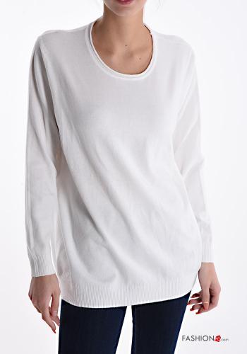  Casual Sweater  White