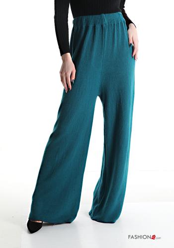  wide leg Hose  Bondi blau